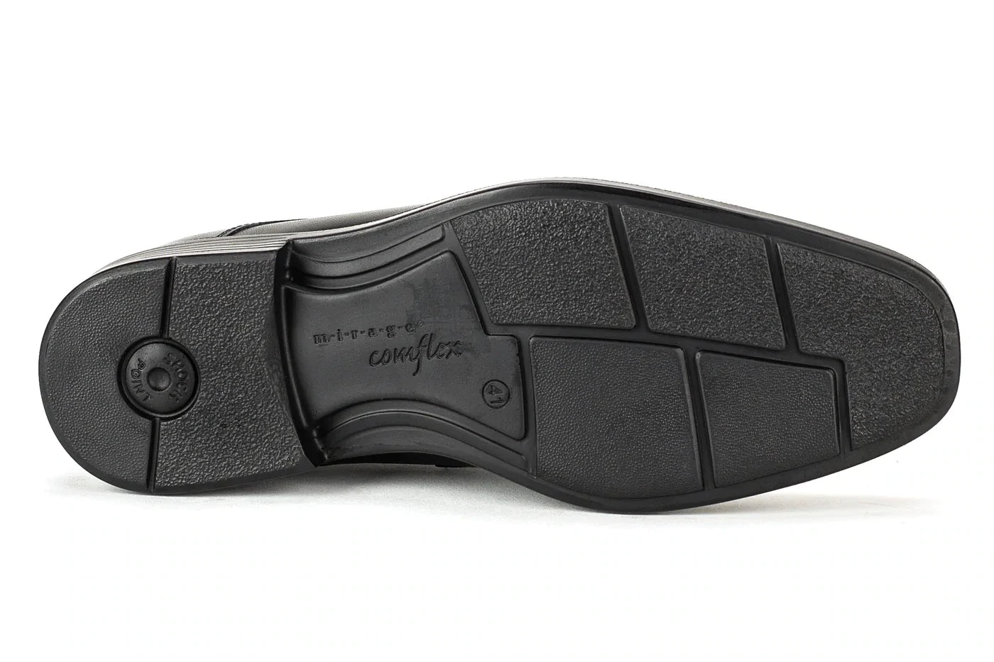 Mirage Comflex Men's Black Slip-On Low Cut - 7654