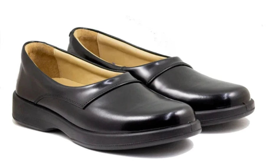 Esse Men's Dress Black Slip-On Low Cut - 019