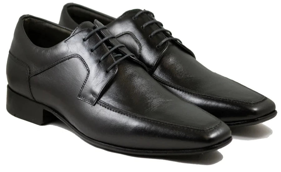 Alfredo Men's Dress Black Oxford Moc Toe - 0240