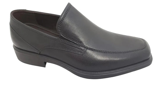 Sir Imperial Men's Black Slip-On Moc Toe - 50165