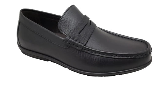 Sir Imperial Men's Black Penny Loafer - 13803