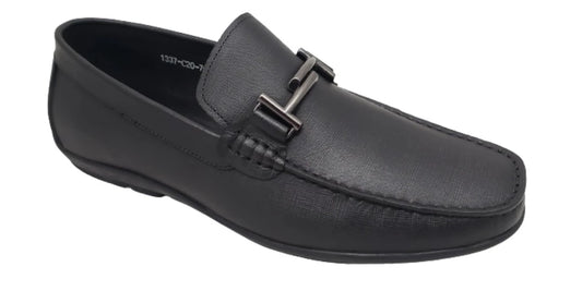 Mario Samello Men's Black Loafer - LX1337-C20-7C