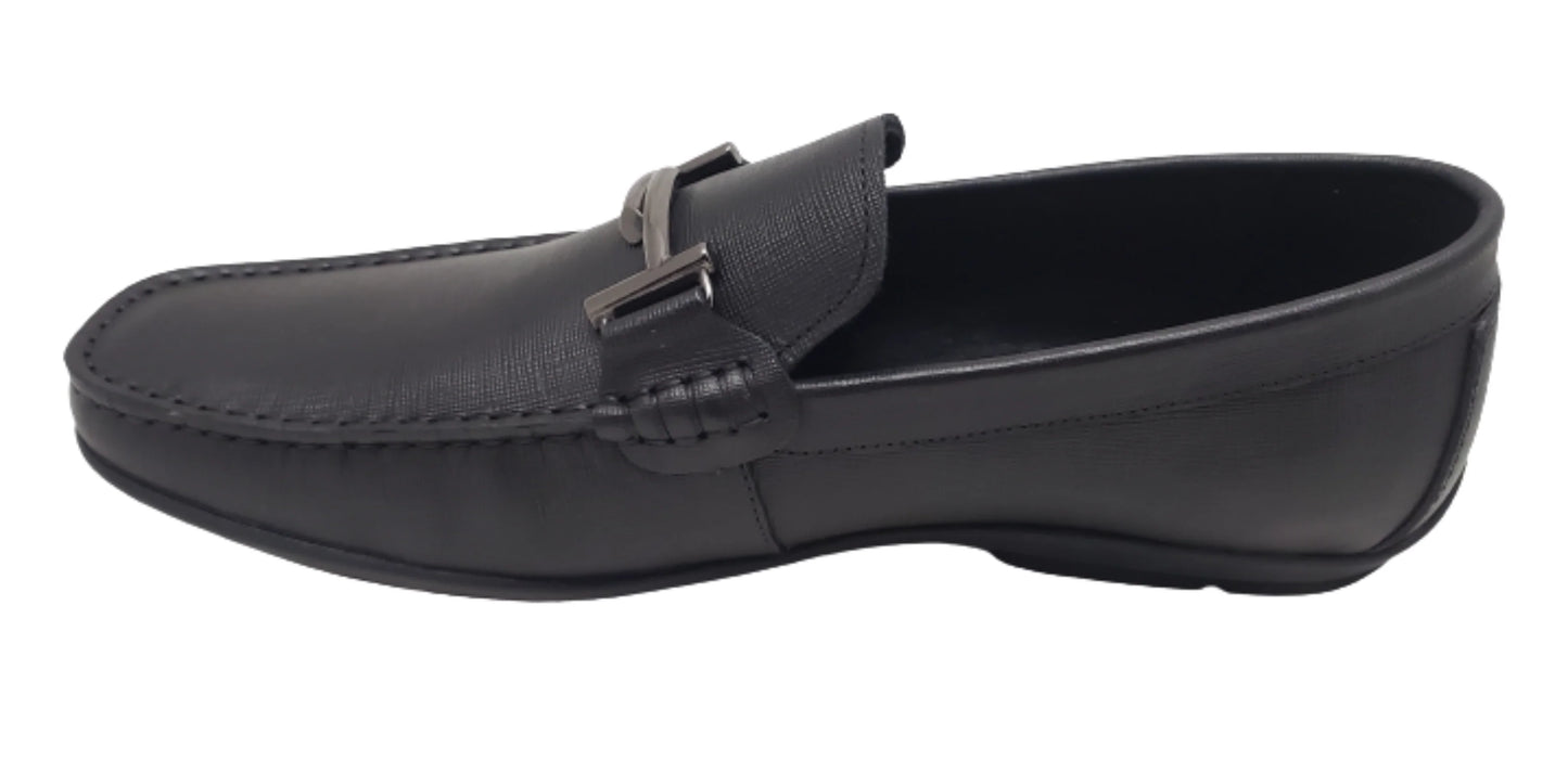 Mario Samello Men's Black Loafer - LX1337-C20-7C