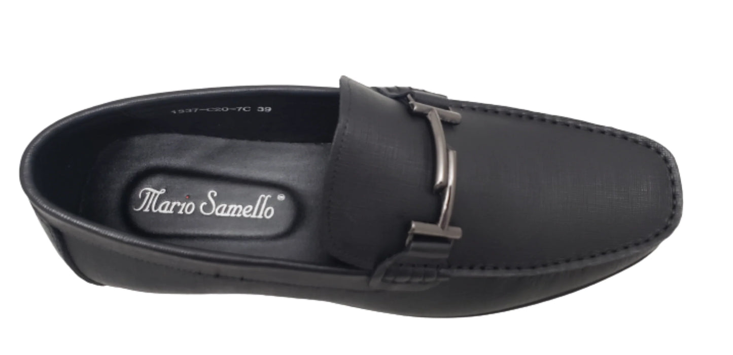 Mario Samello Men's Black Loafer - LX1337-C20-7C