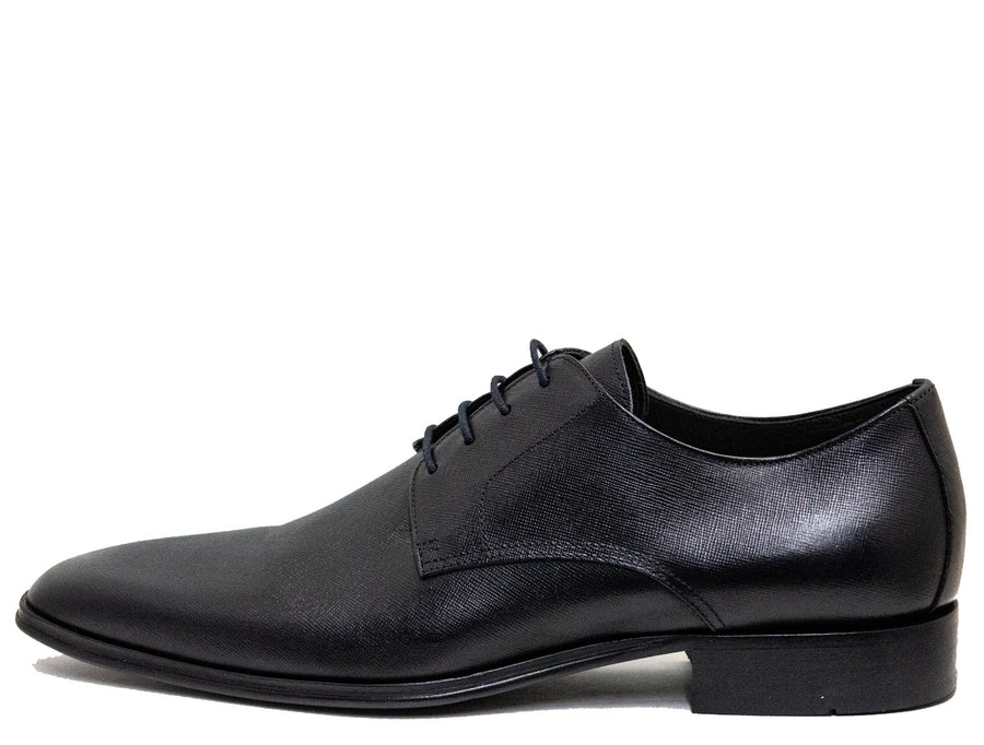 Alfredo Men's Dress Black Oxford Plain Toe - 21997