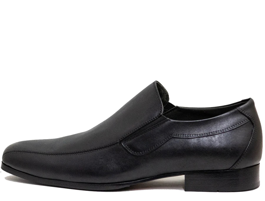 Alfredo Men's Dress Black Slip-On Bike Toe - 22405