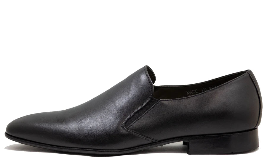 Alfredo Men's Dress Black Slip-On Plain Toe - 351