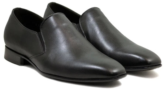 Alfredo Men's Dress Black Slip-On Plain Toe - 351