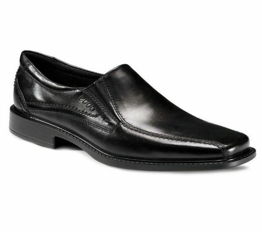 Ecco New Jersey Men's Dress Black Slip-On Bike Toe - 051504