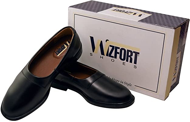 Wizfort Men's Black Slip-On Low Cut - 655