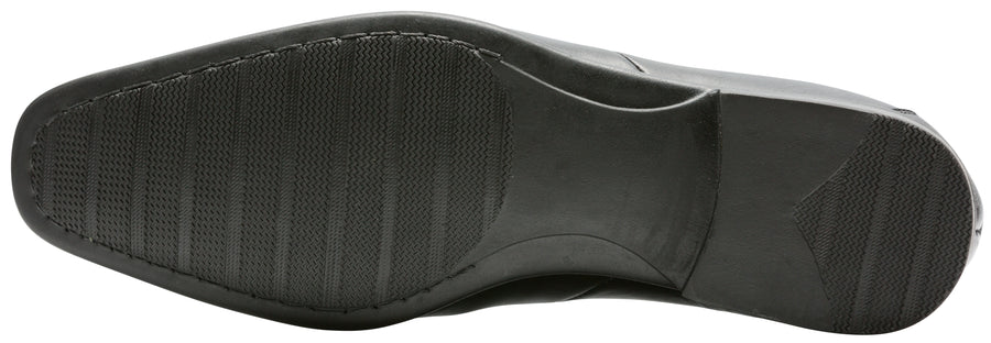 Alfredo Men's Dress Black Slip-On Moc Toe - 226