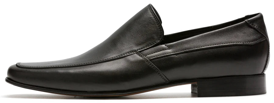 Mirage Men's Dress Black Slip-On Apron Toe - 6502