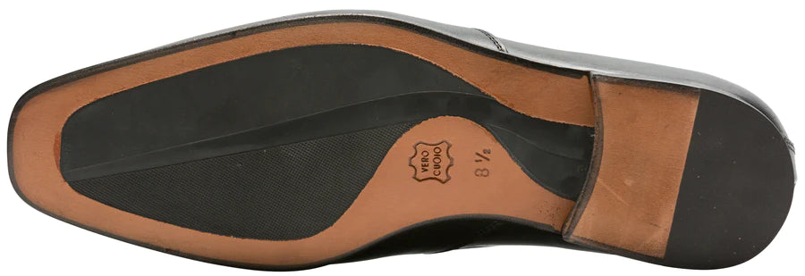 Mirage Men's Dress Black Slip-On Apron Toe - 6502