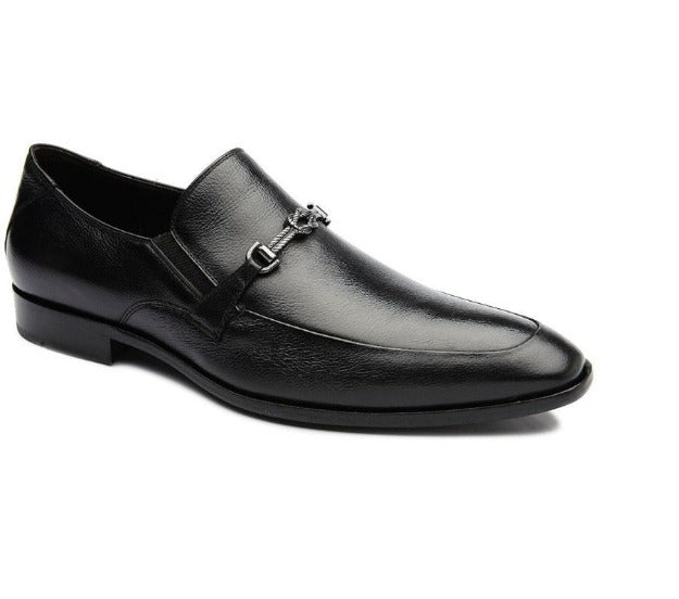 Alfredo Men's Dress Slip-On Buckle Moc Toe - 4852