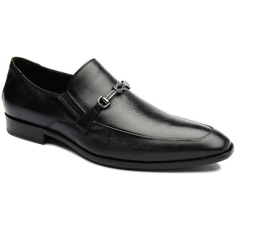 Alfredo Men's Dress Slip-On Buckle Moc Toe - 4852