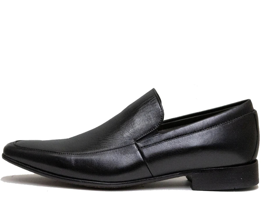 Alfredo Men's Dress Black Slip-On Moc Toe - 322