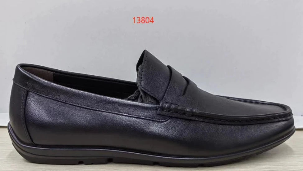 Sir Imperial Men's Black Penny Loafer - 13804