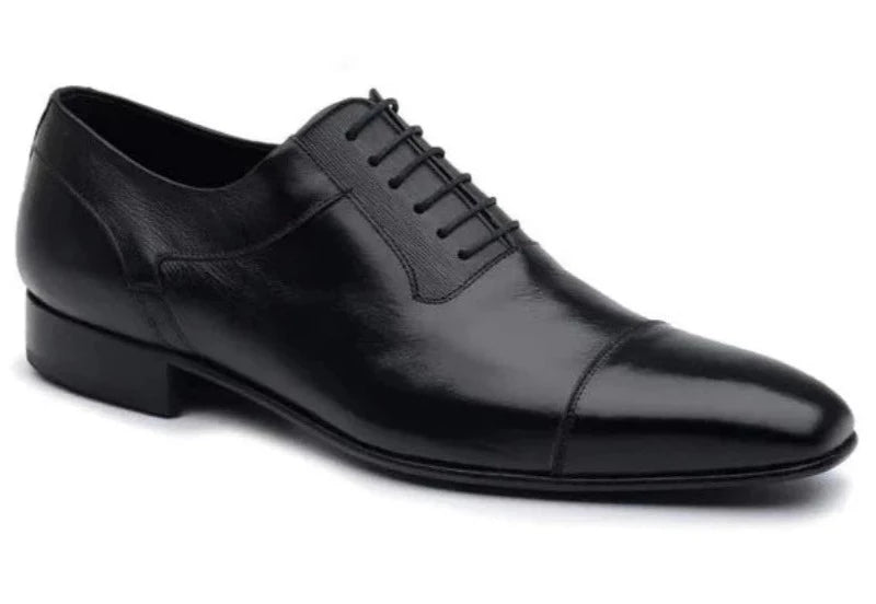 Alfredo Men's Dress Black Cap Toe - LI-80